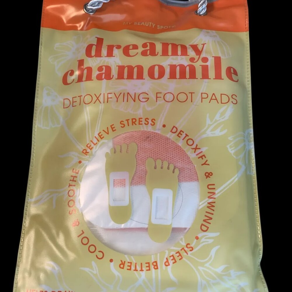 MY BEAUTY SPOT Dreamy Chamomile Detoxifying Foot Pads 5 pairs NEW
